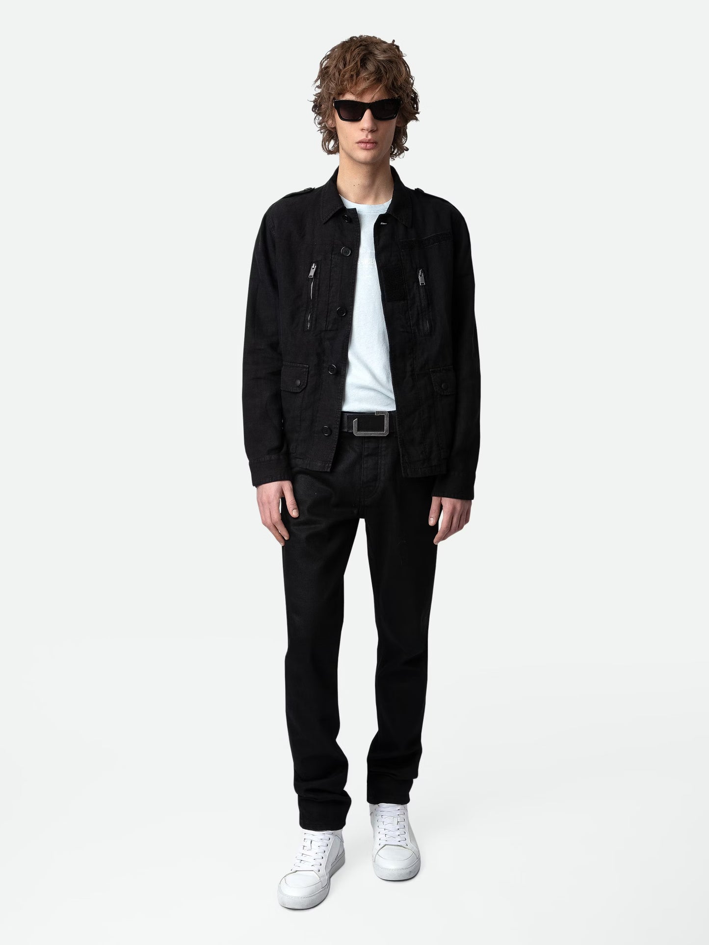Veste Kido Lin parka noir homme