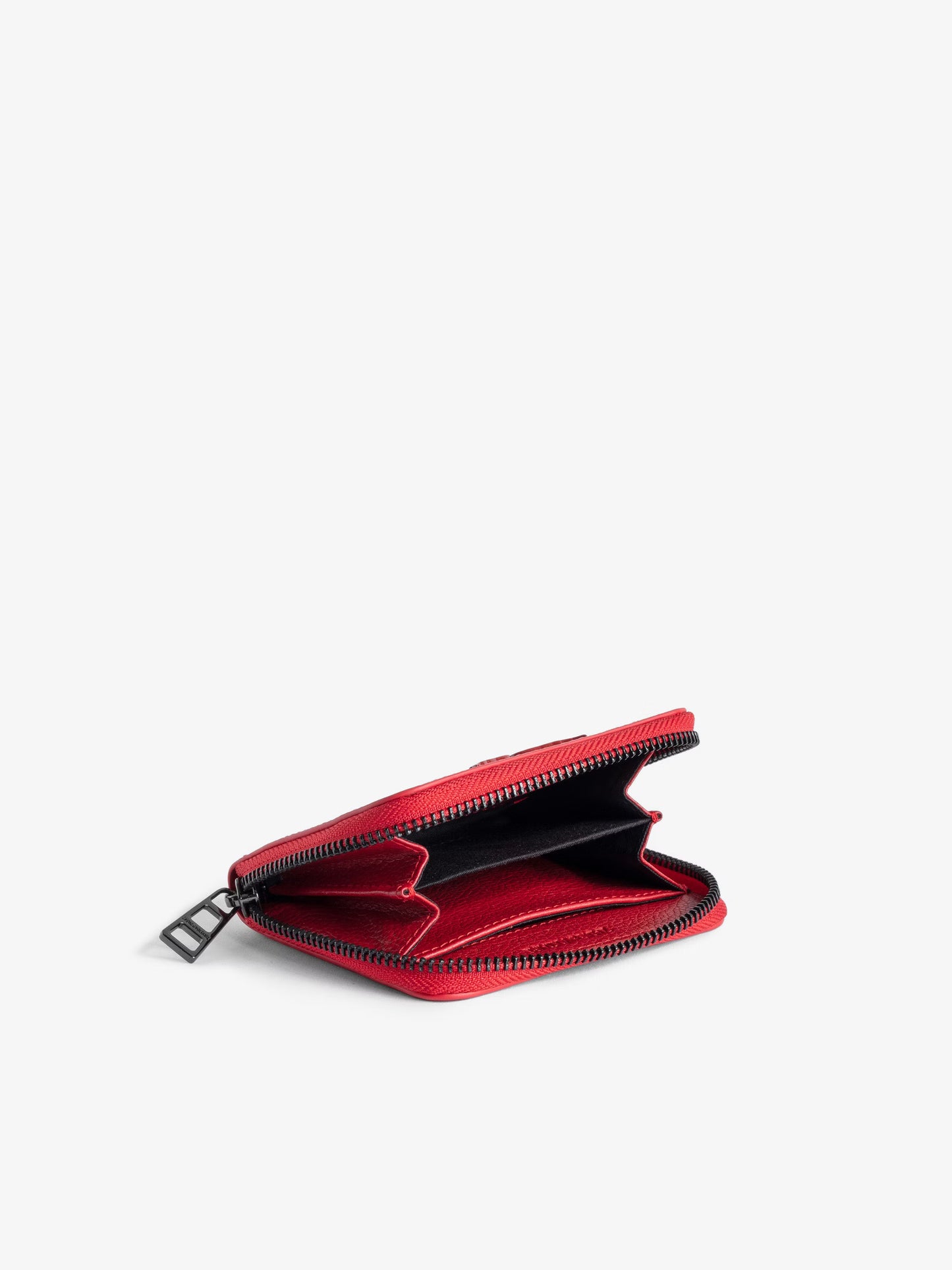 Porte-Monnaie Mini ZV Embossé portefeuille rouge femme