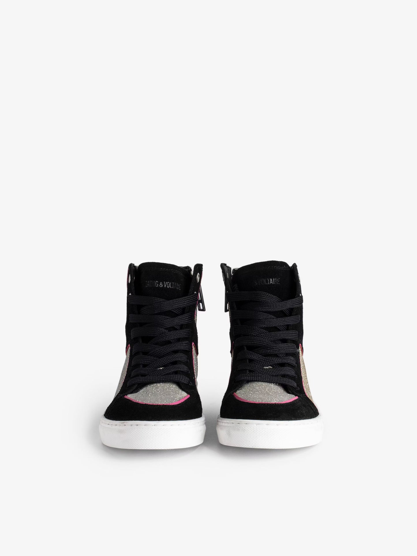 Sneakers Montantes ZV1747 High Flash Fille baskets noir fille