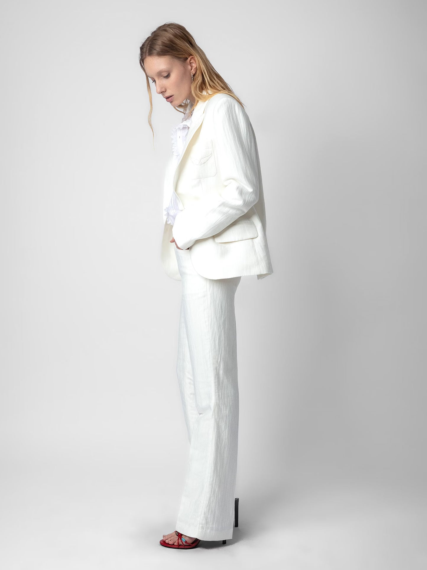 Blazer Vow Lin blazer blanc femme