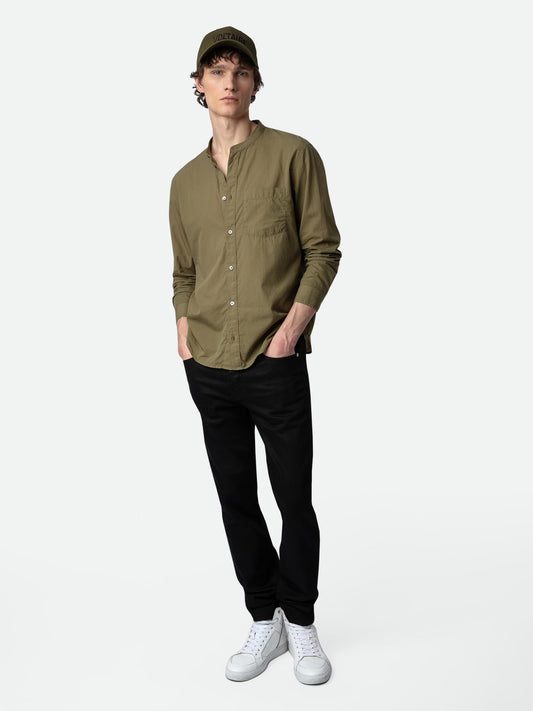 Chemise Thibault Officier chemise kaki homme
