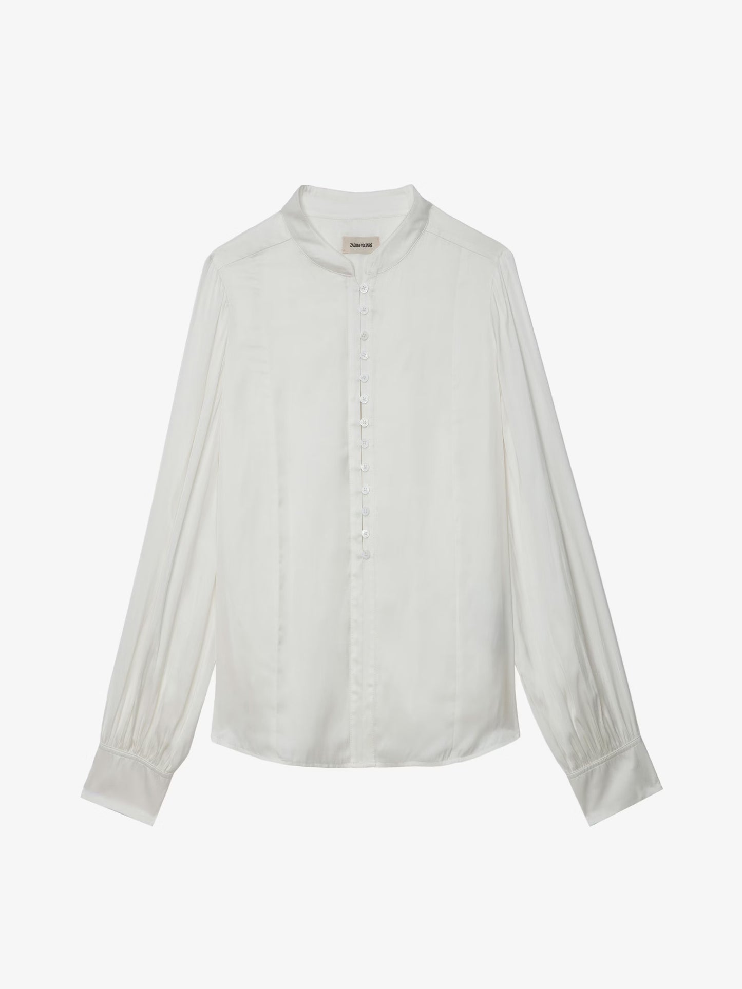 Blouse Twina Satin chemise blanc femme