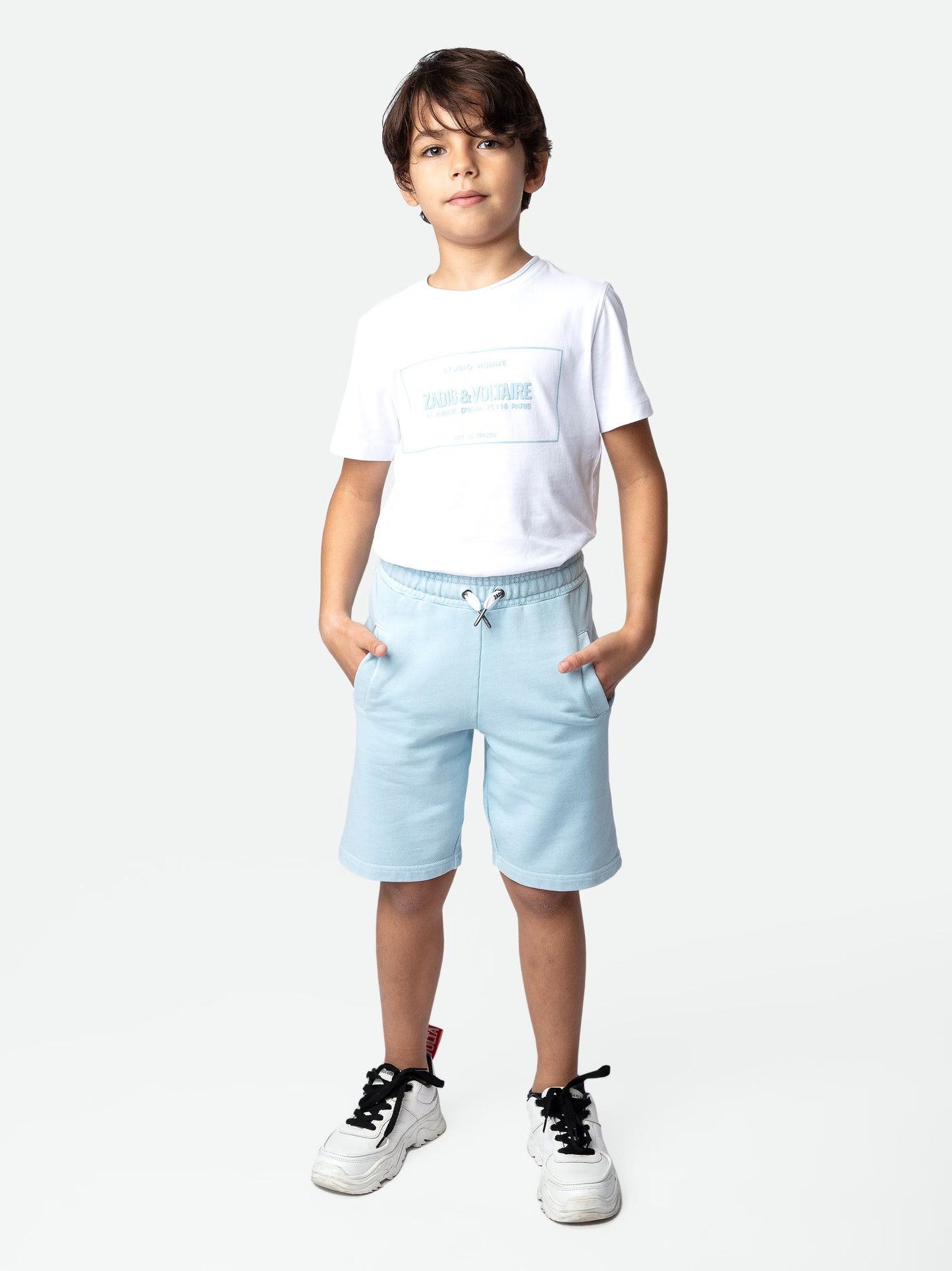 Bermuda Kurt Garçon short bleu Garçon