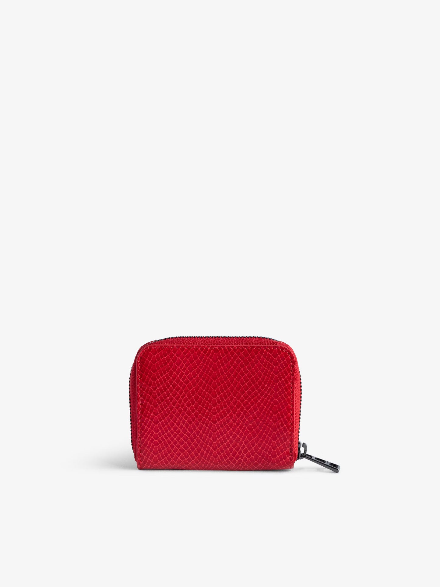 Porte-Monnaie Mini ZV Embossé portefeuille rouge femme