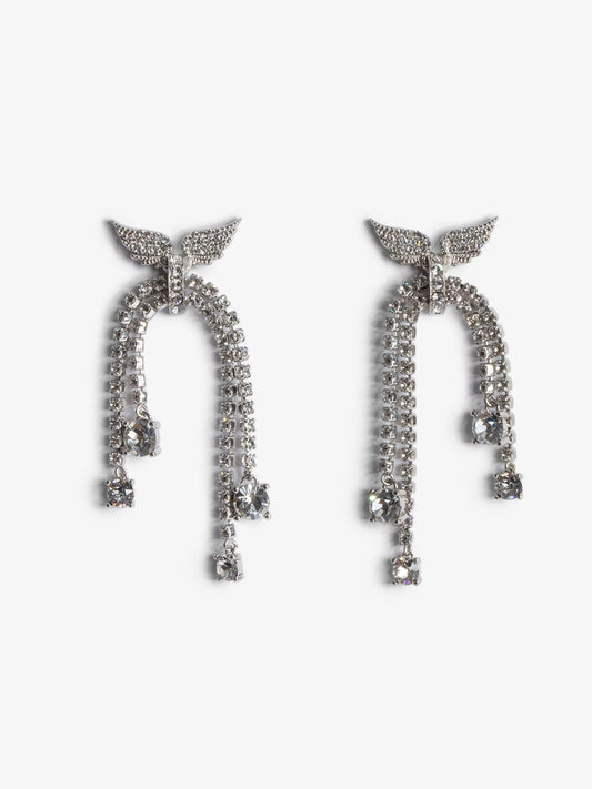 Boucles D'oreilles Rock Knode boucles d'oreilles argent femme