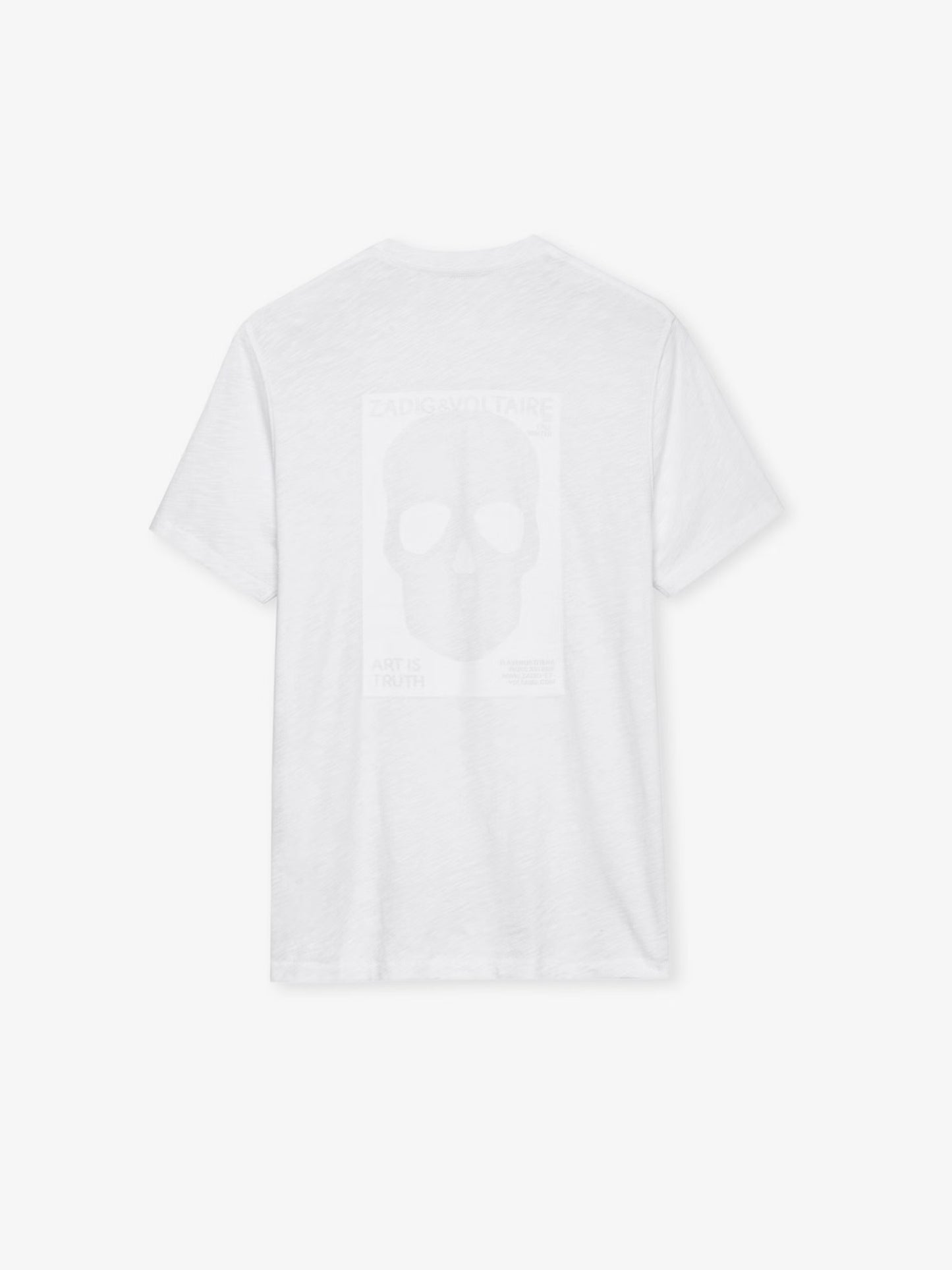 T-shirt Stockholm Flamme t-shirt blanc homme
