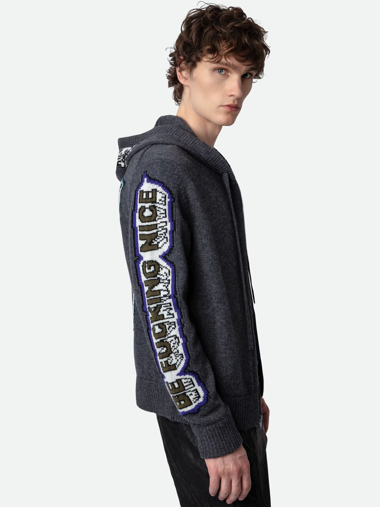 Cardigan Oliver cardigan gris homme