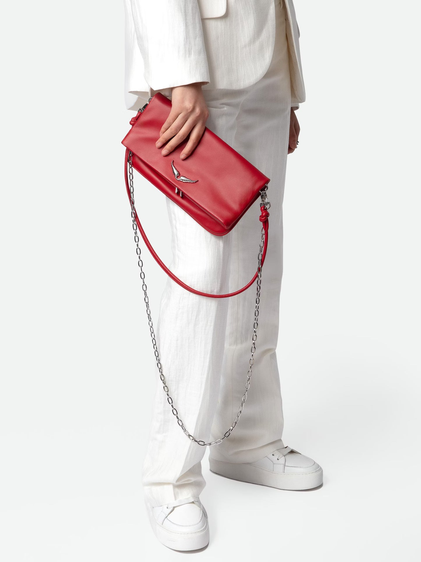 Sac Rock Eternal pochette rouge femme