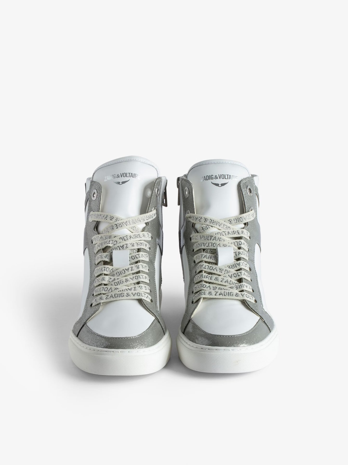 Sneakers Montantes ZV1747 High Flash baskets argent femme