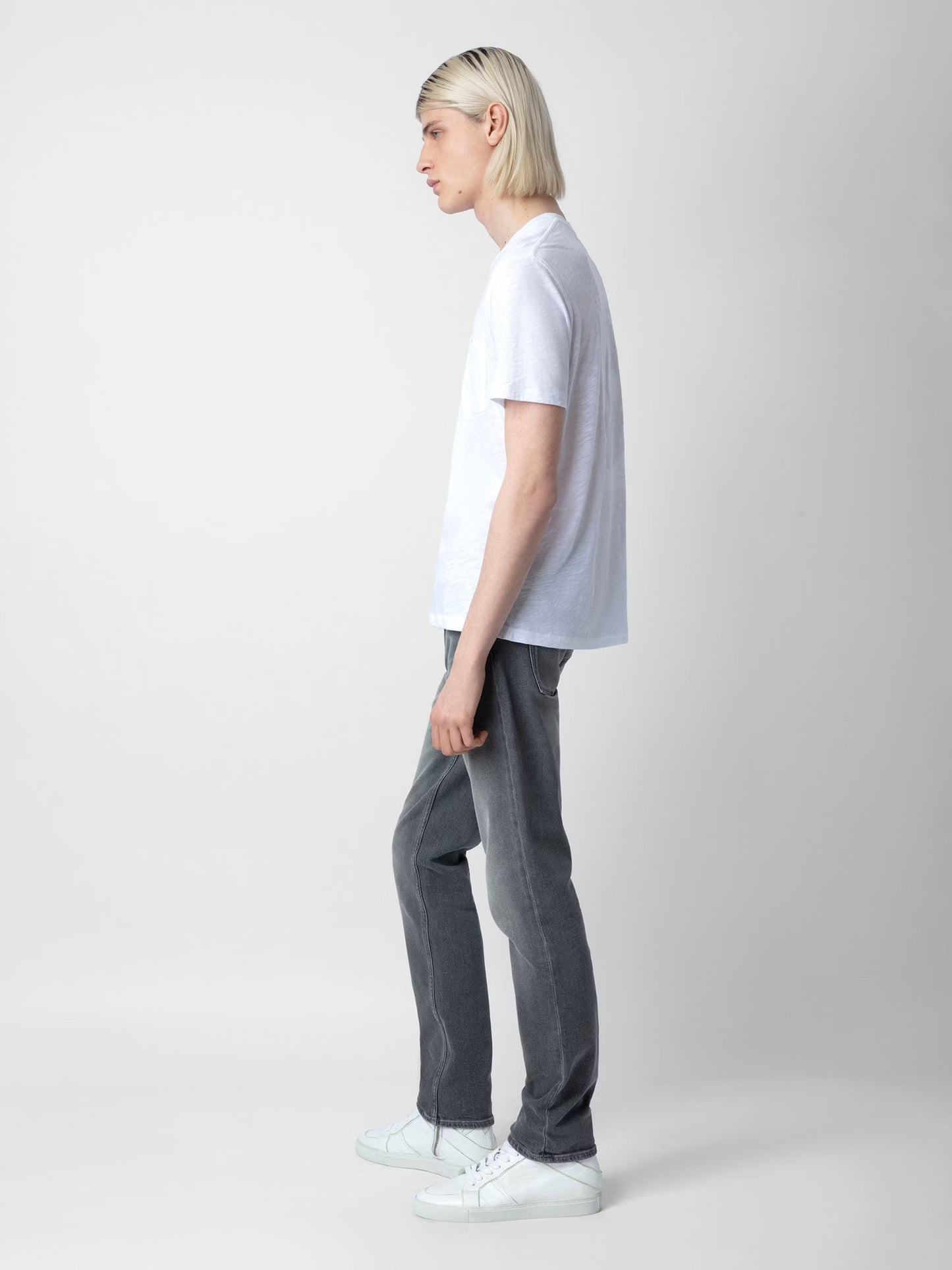 T-shirt Stockholm Flamme t-shirt blanc homme