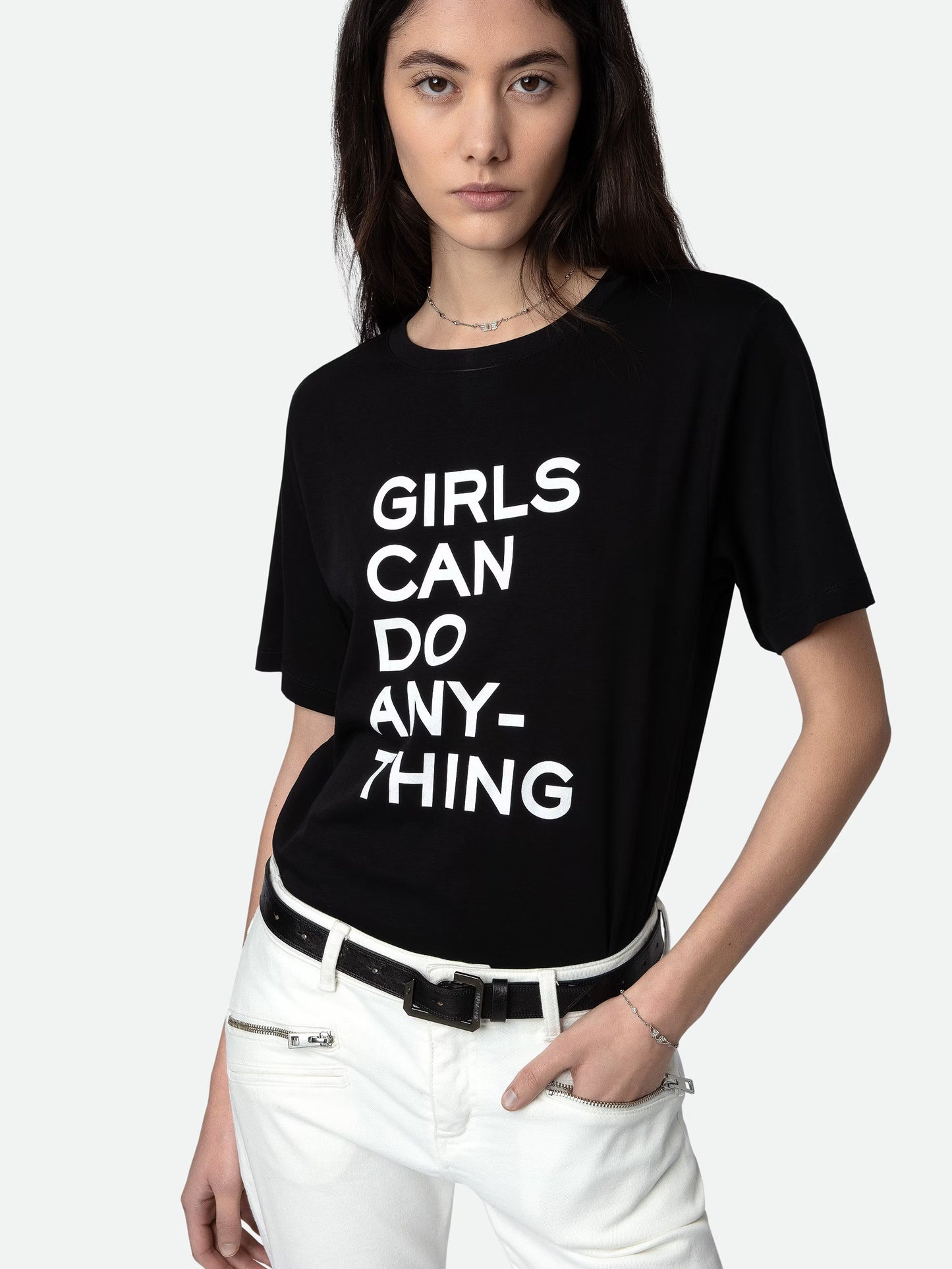 T-Shirt Bella t-shirt noir femme