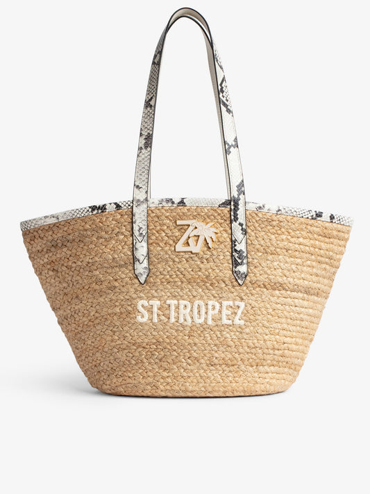 Sac Le Beach Bag cabas blanc femme