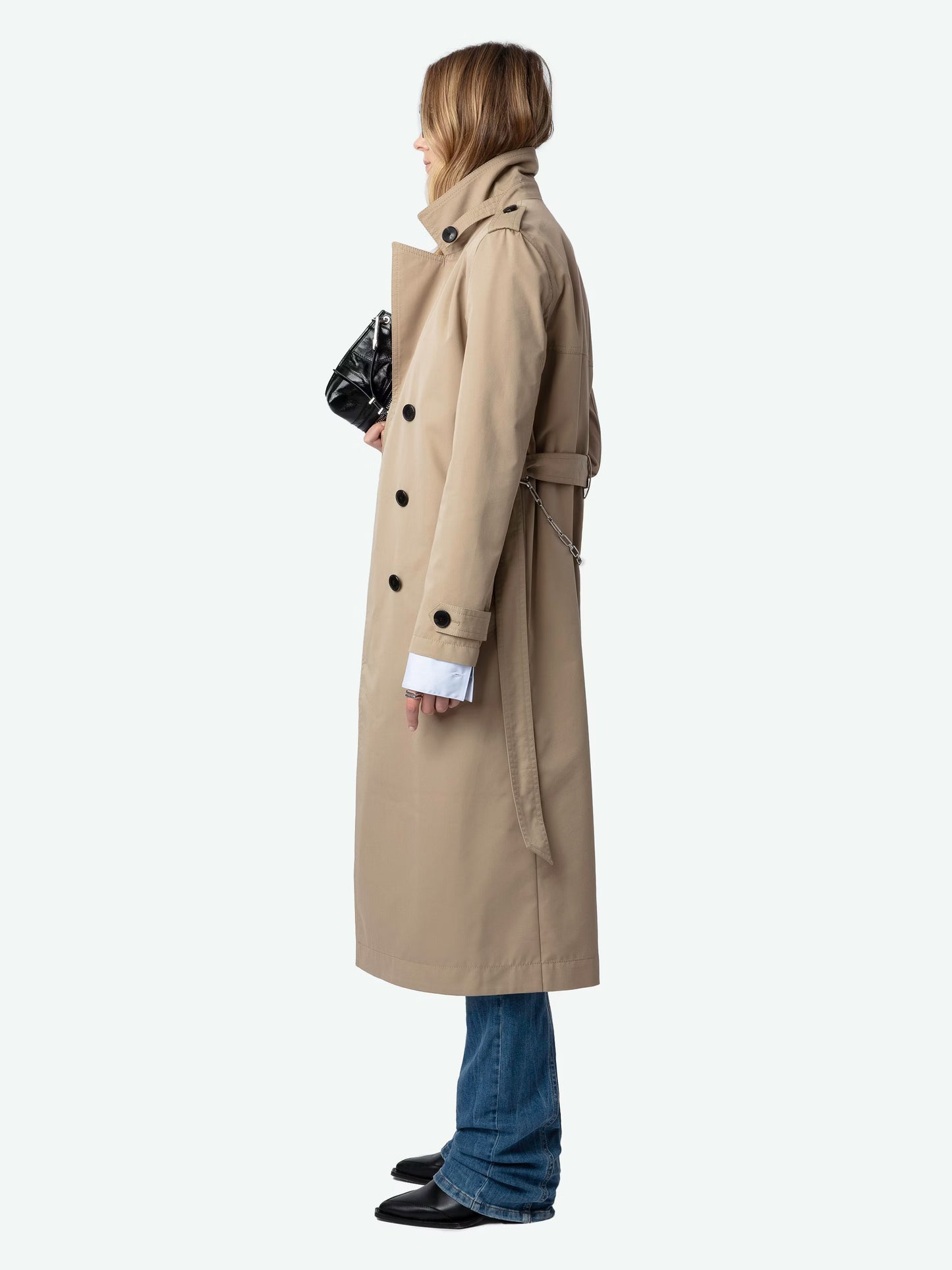Trench Mandy manteau beige femme