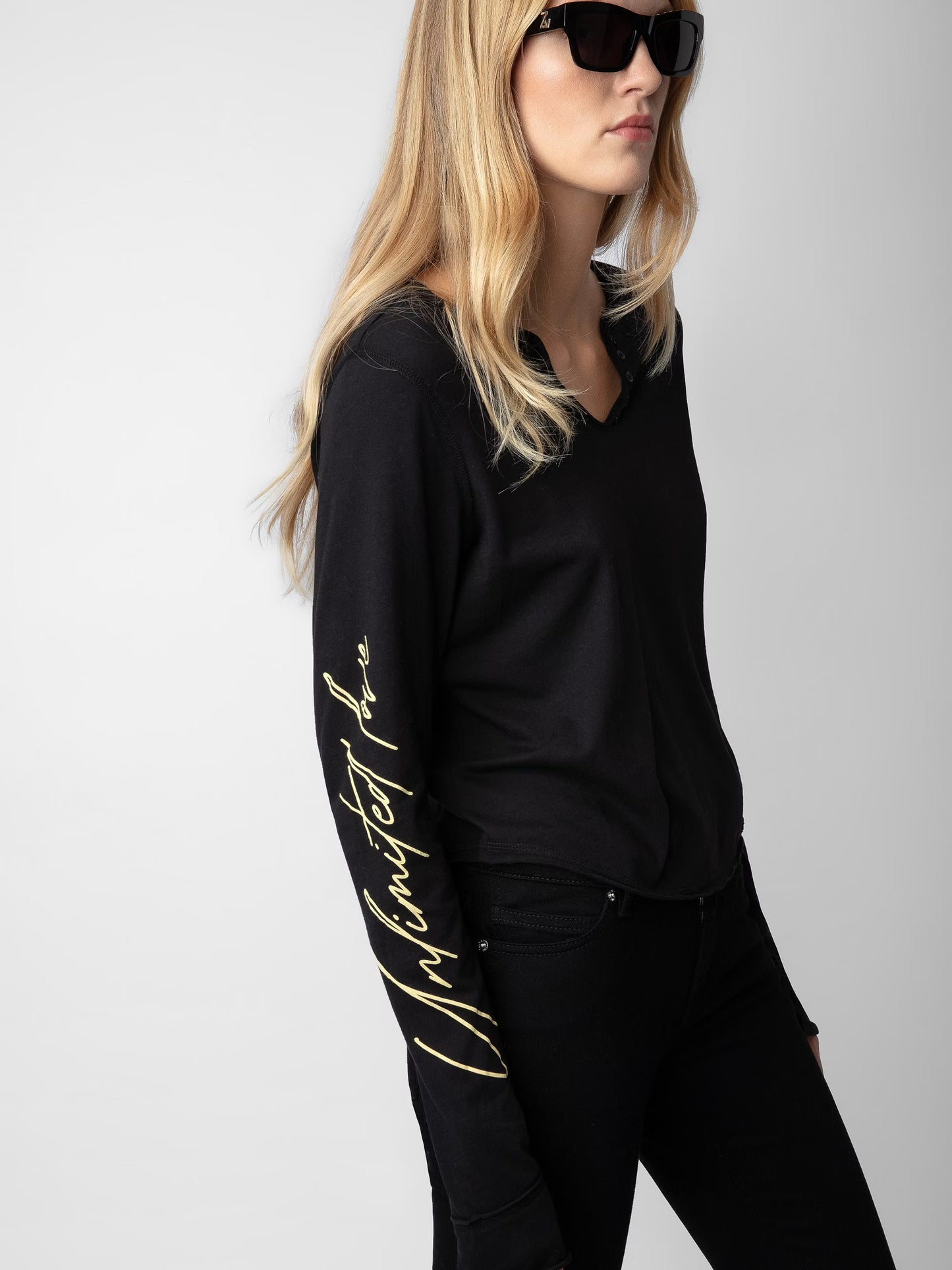 Tunisien Crop Concert Crush tunisien noir femme