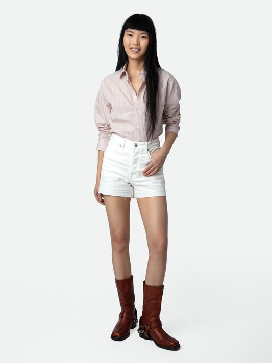 Chemise Sydna chemise rose femme