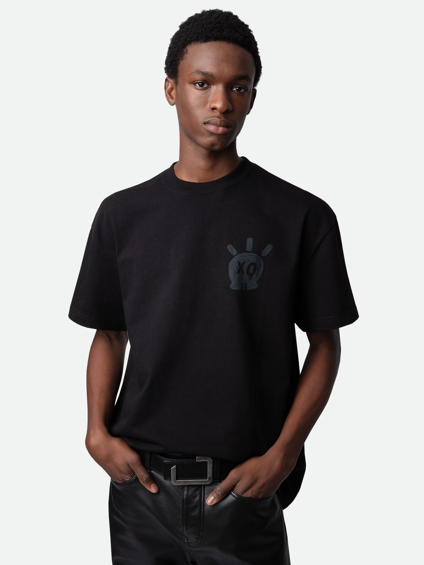 T-shirt Teddy Skull t-shirt noir homme