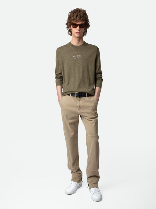 Pantalon Pocky pantalon beige homme