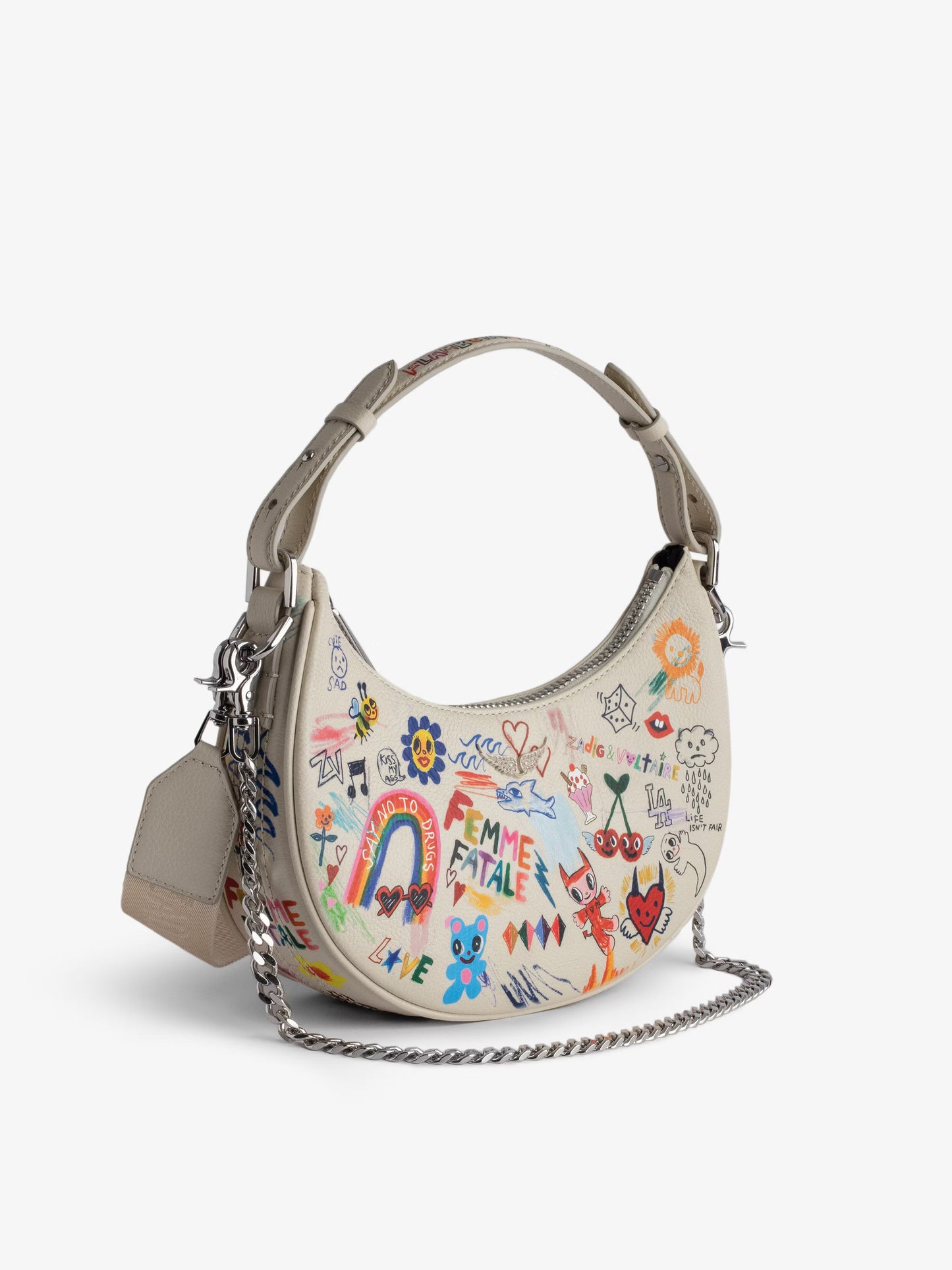 Sac Moonrock mini sac blanc femme