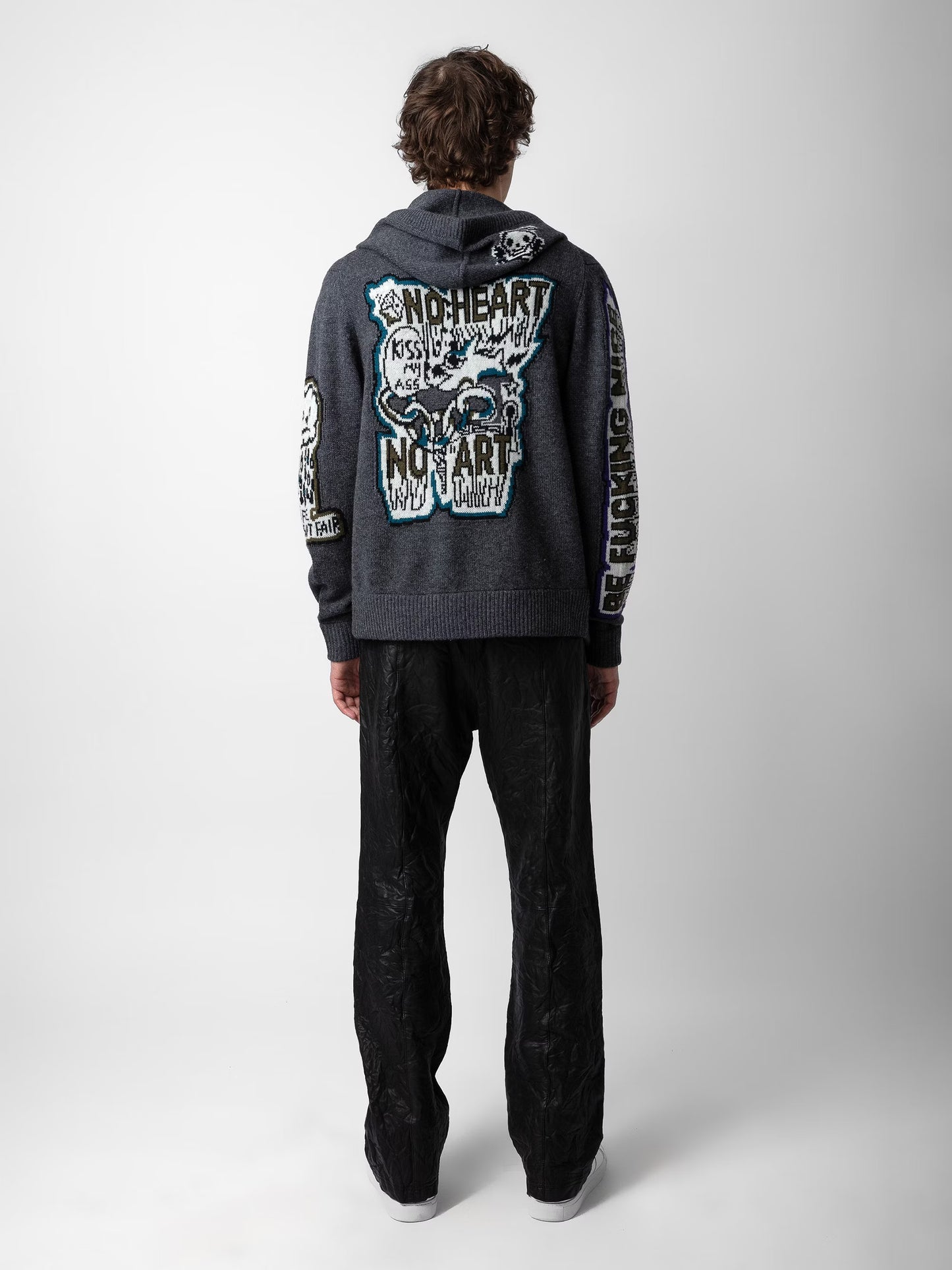 Cardigan Oliver cardigan gris homme