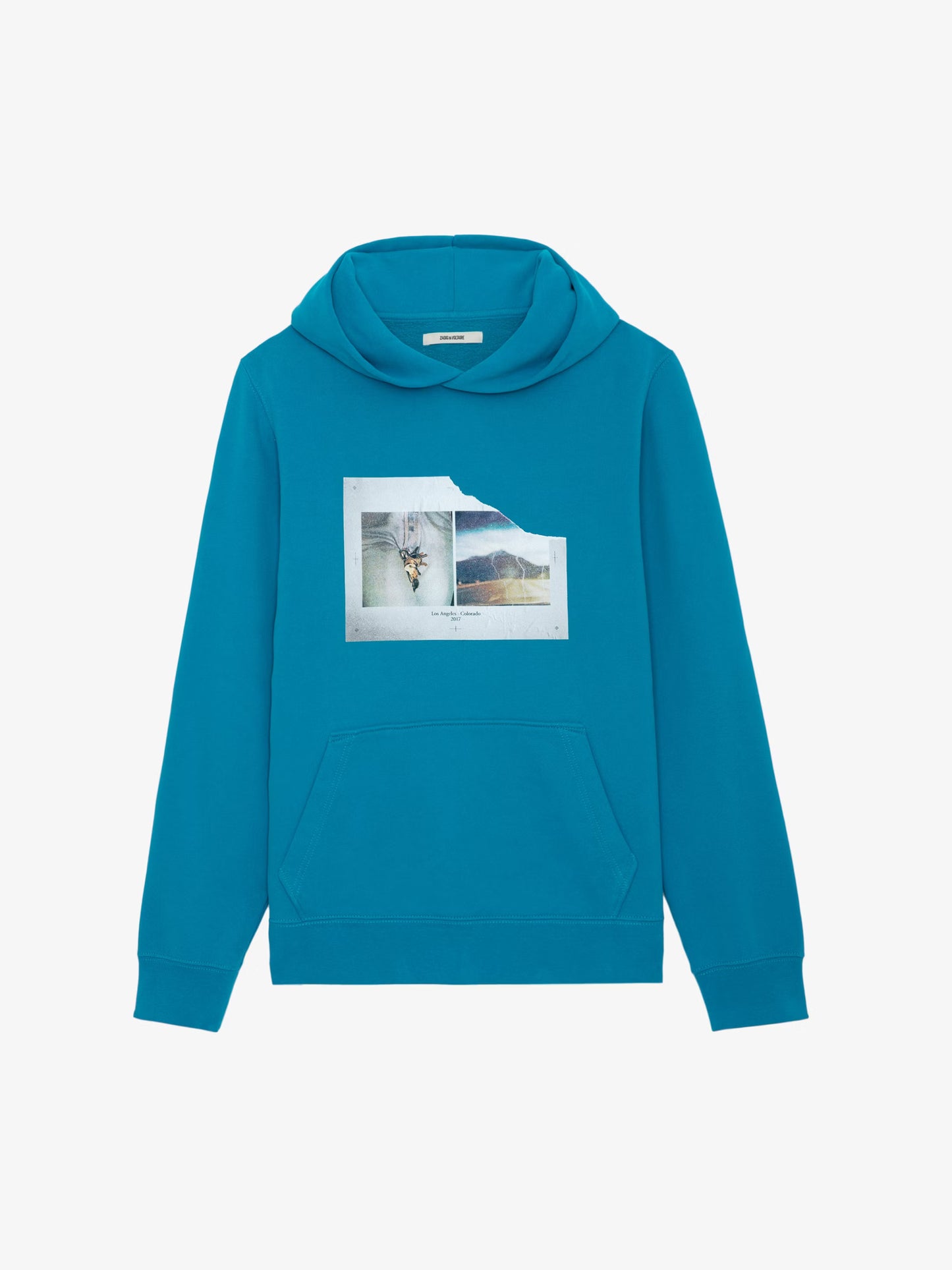 Sweatshirt Sanchi Photoprint sweatshirt bleu homme