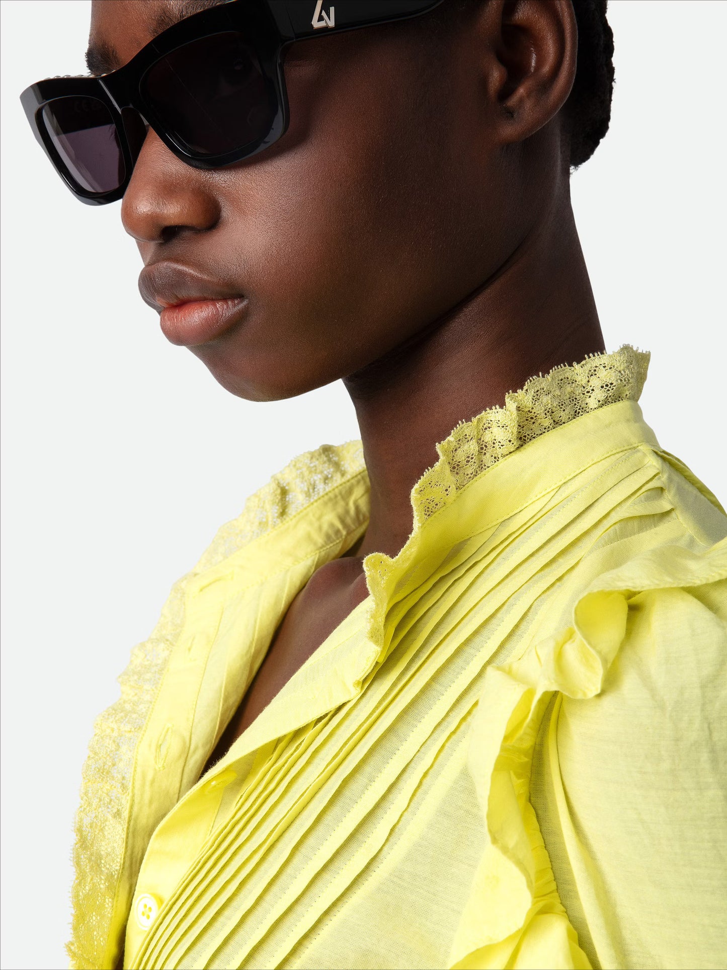 Blouse Timmy chemise jaune femme