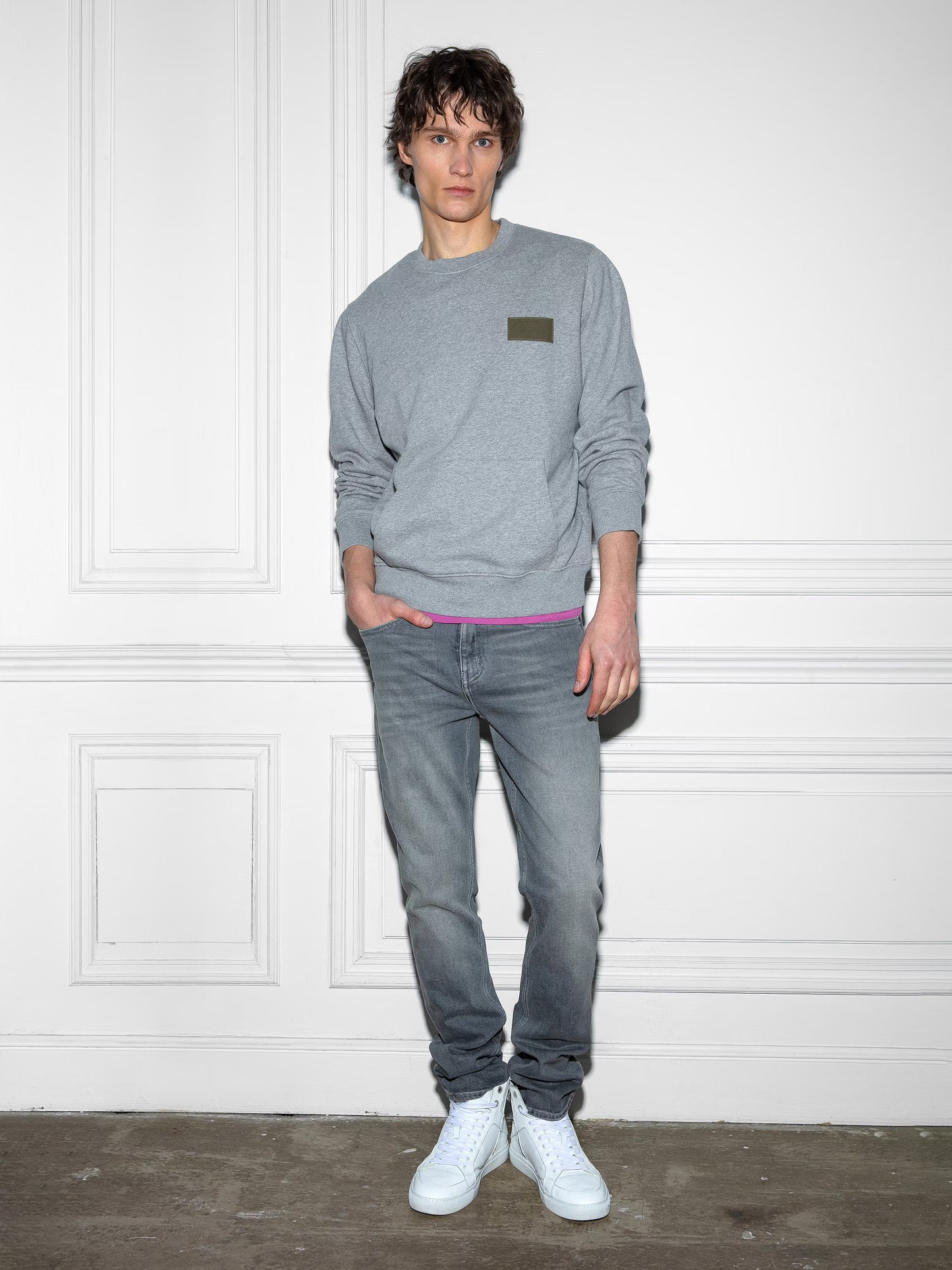 Sweatshirt Aime sweatshirt gris homme