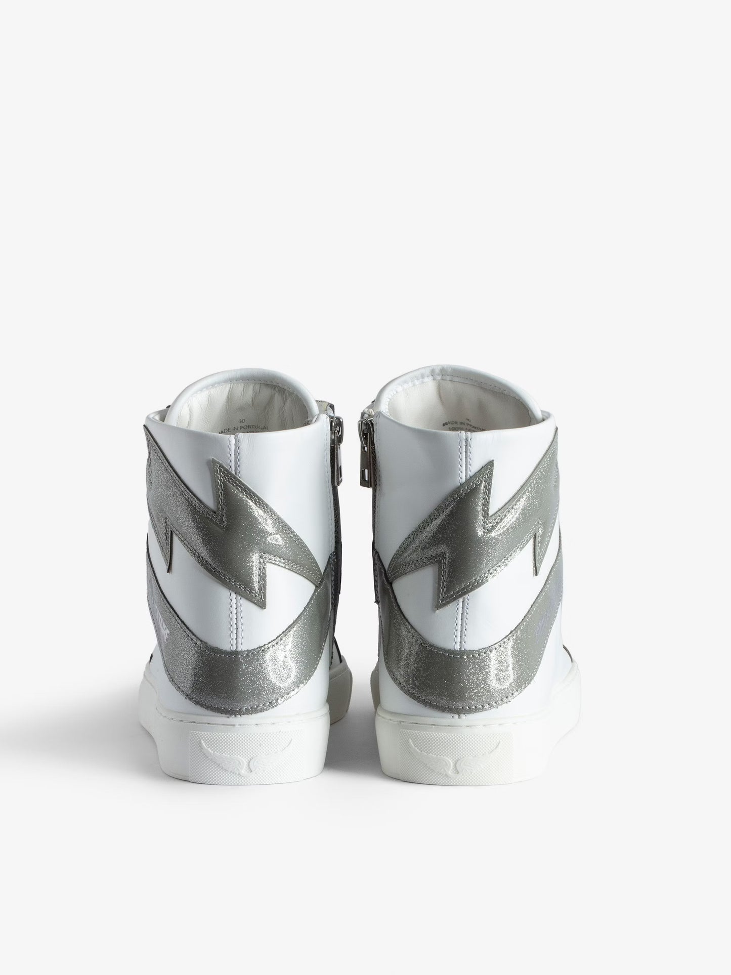 Sneakers Montantes ZV1747 High Flash baskets argent femme