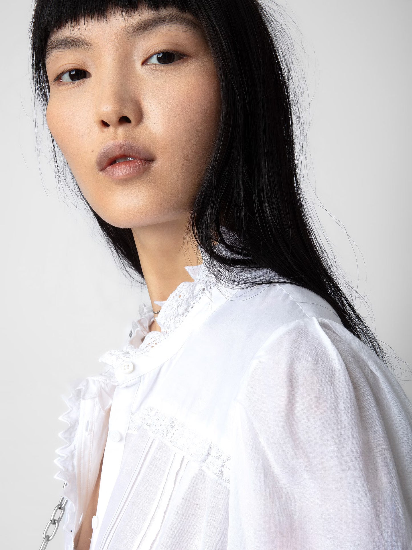 Blouse Trevy chemise blanc femme