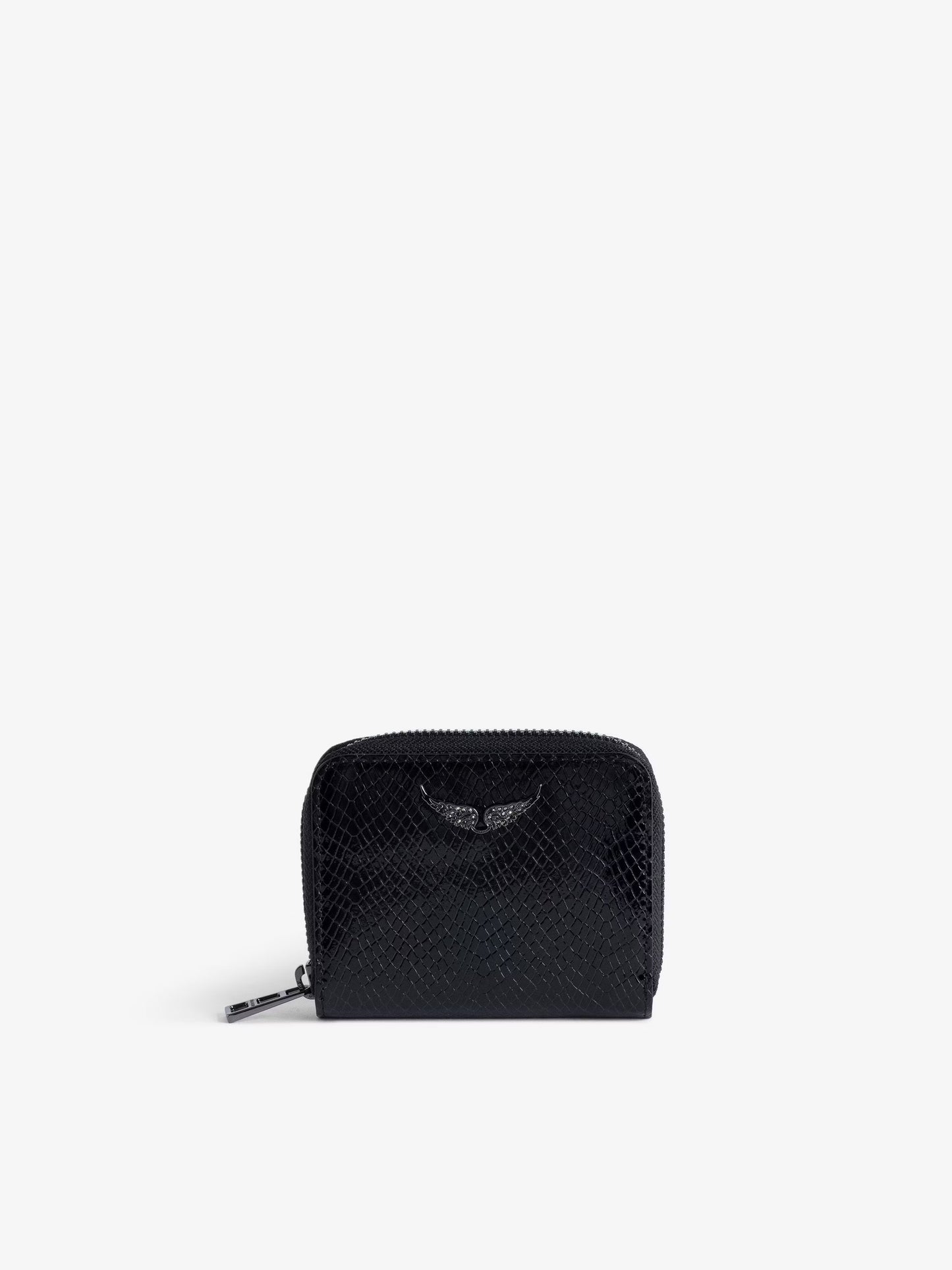 Porte-Monnaie Mini ZV Embossé portefeuille noir femme