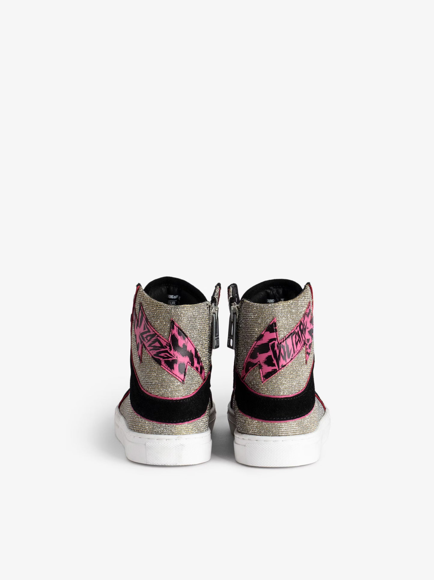 Sneakers Montantes ZV1747 High Flash Fille baskets noir fille