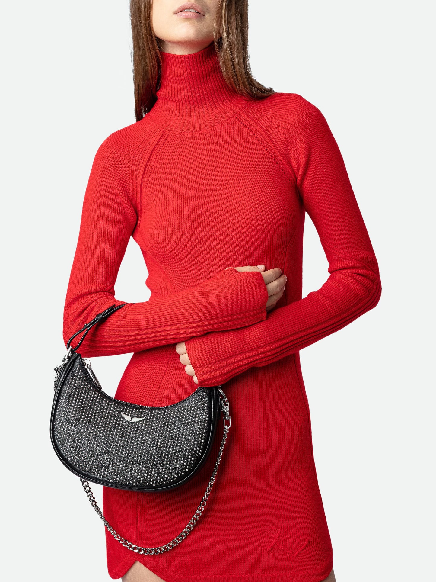 Sac Moonrock Plumetis mini sac noir femme