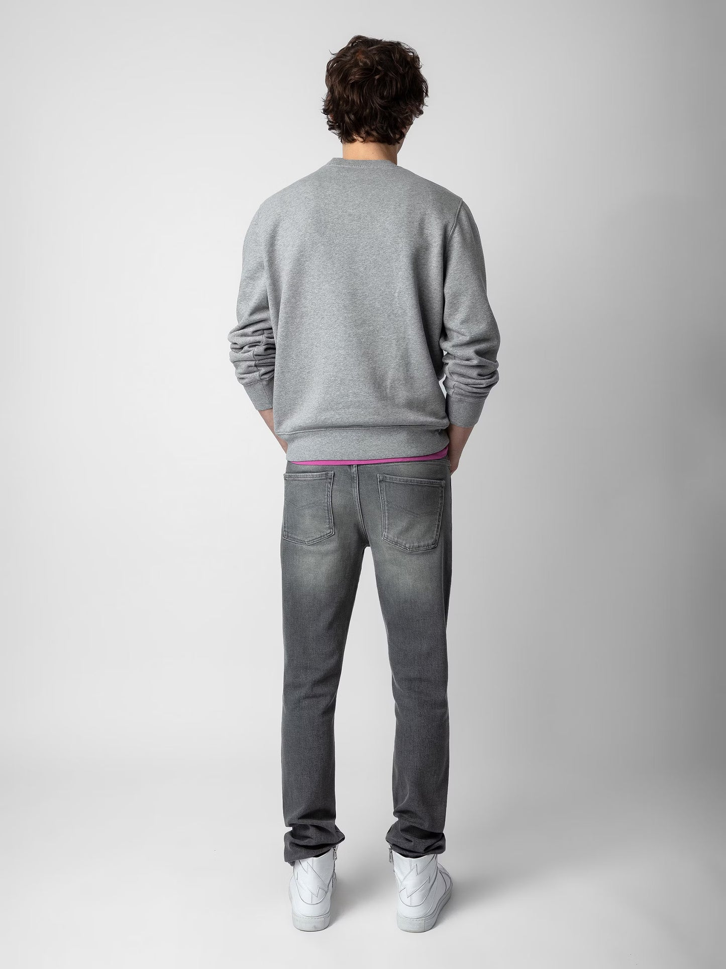 Sweatshirt Aime sweatshirt gris homme