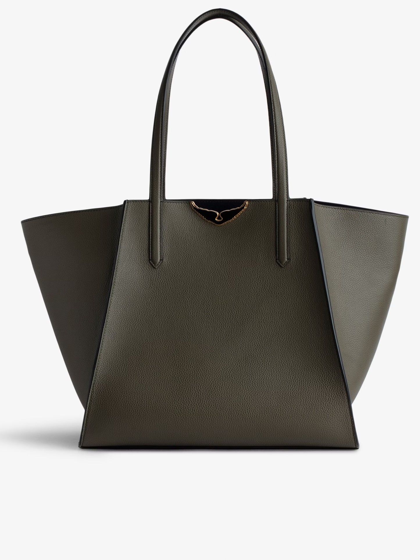 Sac Le Borderline cabas kaki femme