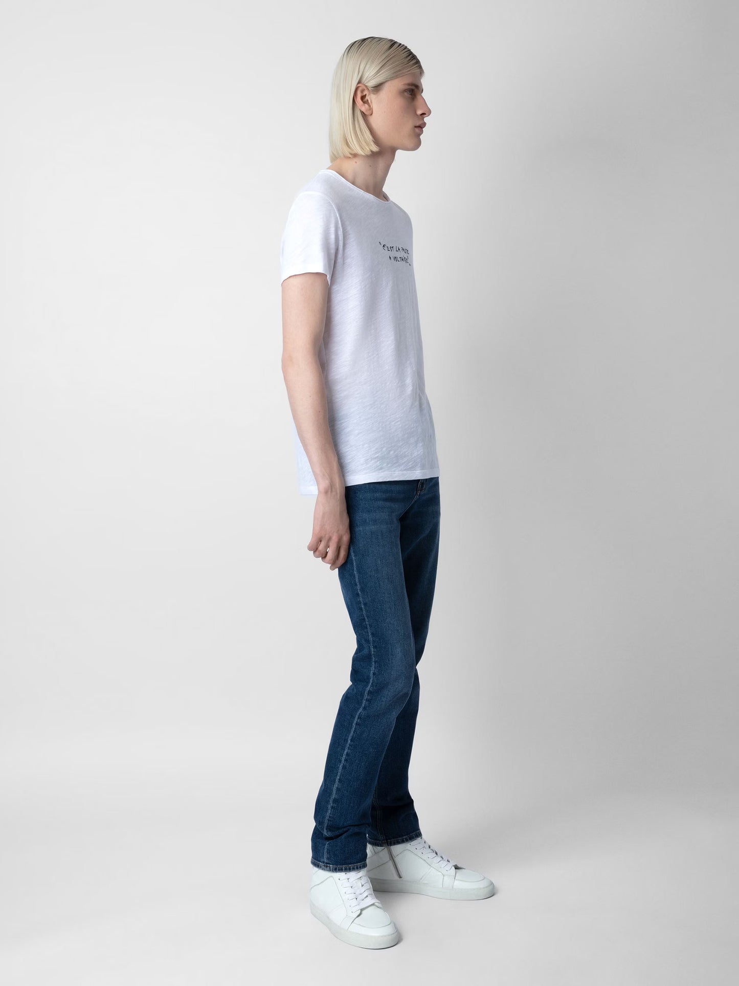 T-shirt Toby Flamme t-shirt blanc homme