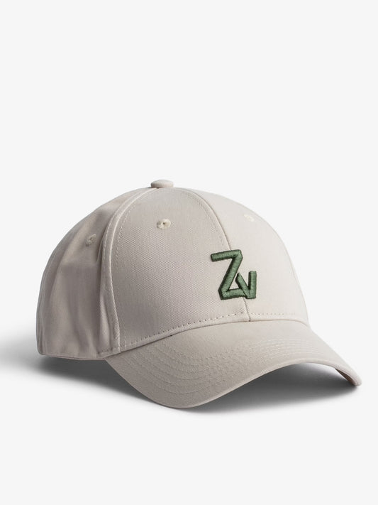 Casquette Klelia ZV Initiale casquette blanc homme