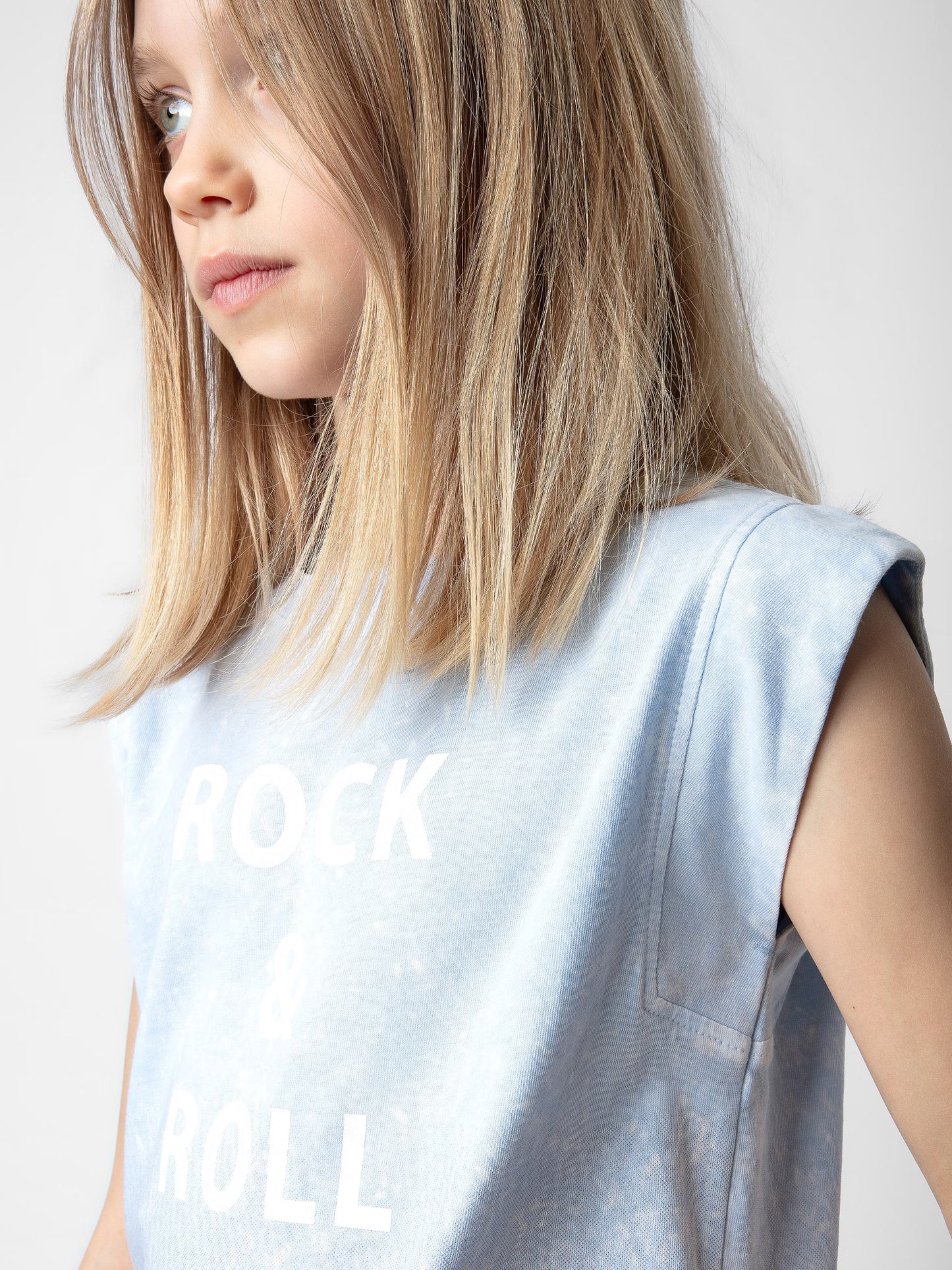 T-shirt Alin Fille t-shirt bleu fille