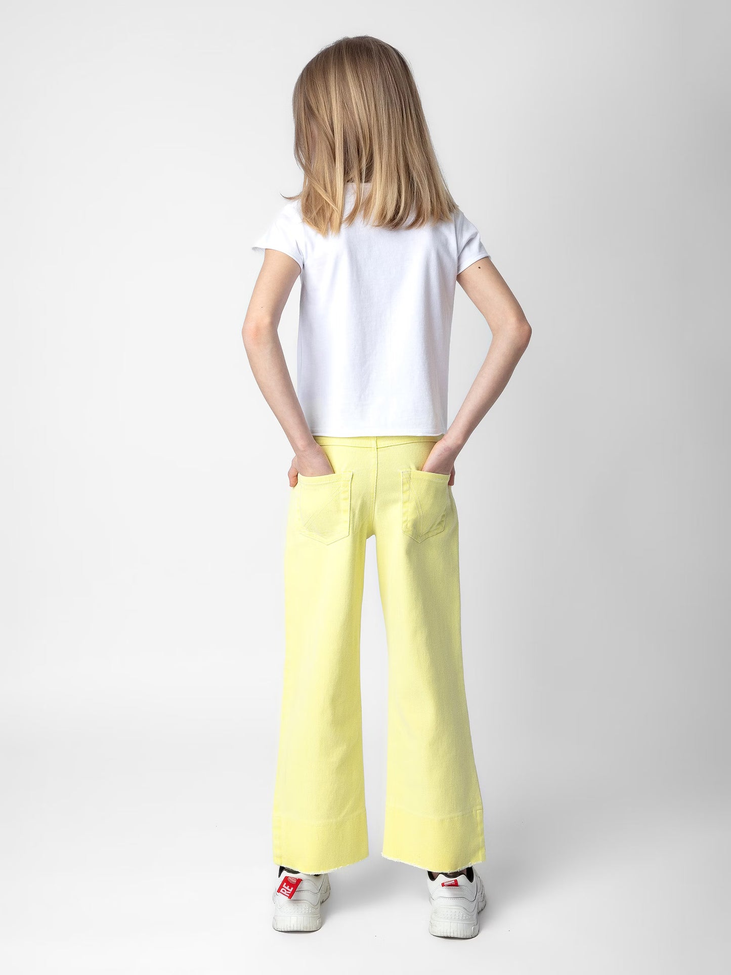 Jean Margaret Fille jean jaune fille