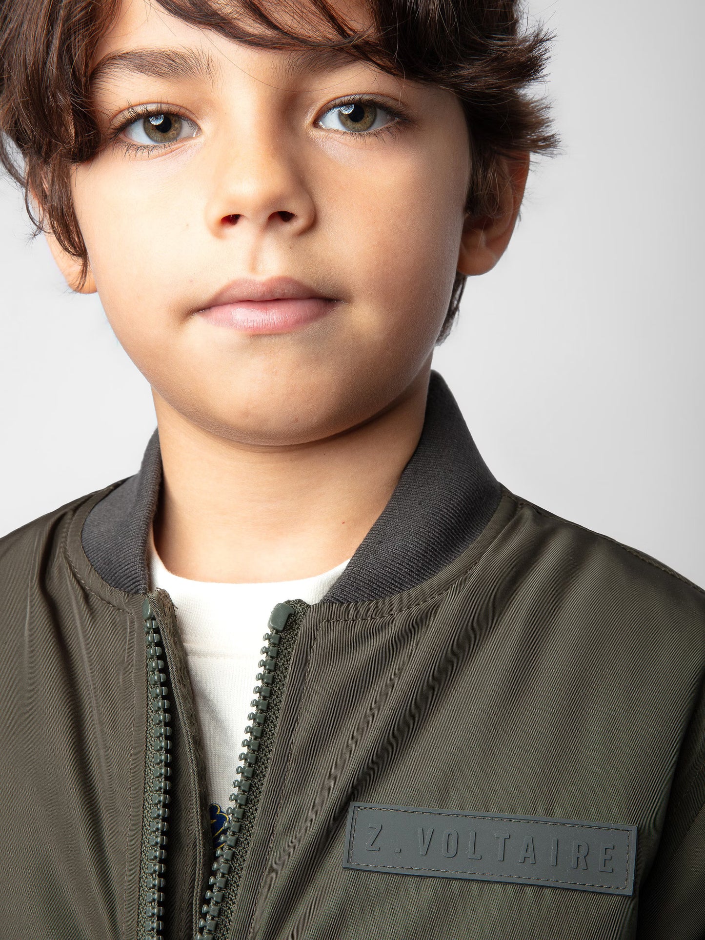 Bomber Benet Garçon blouson kaki Garçon