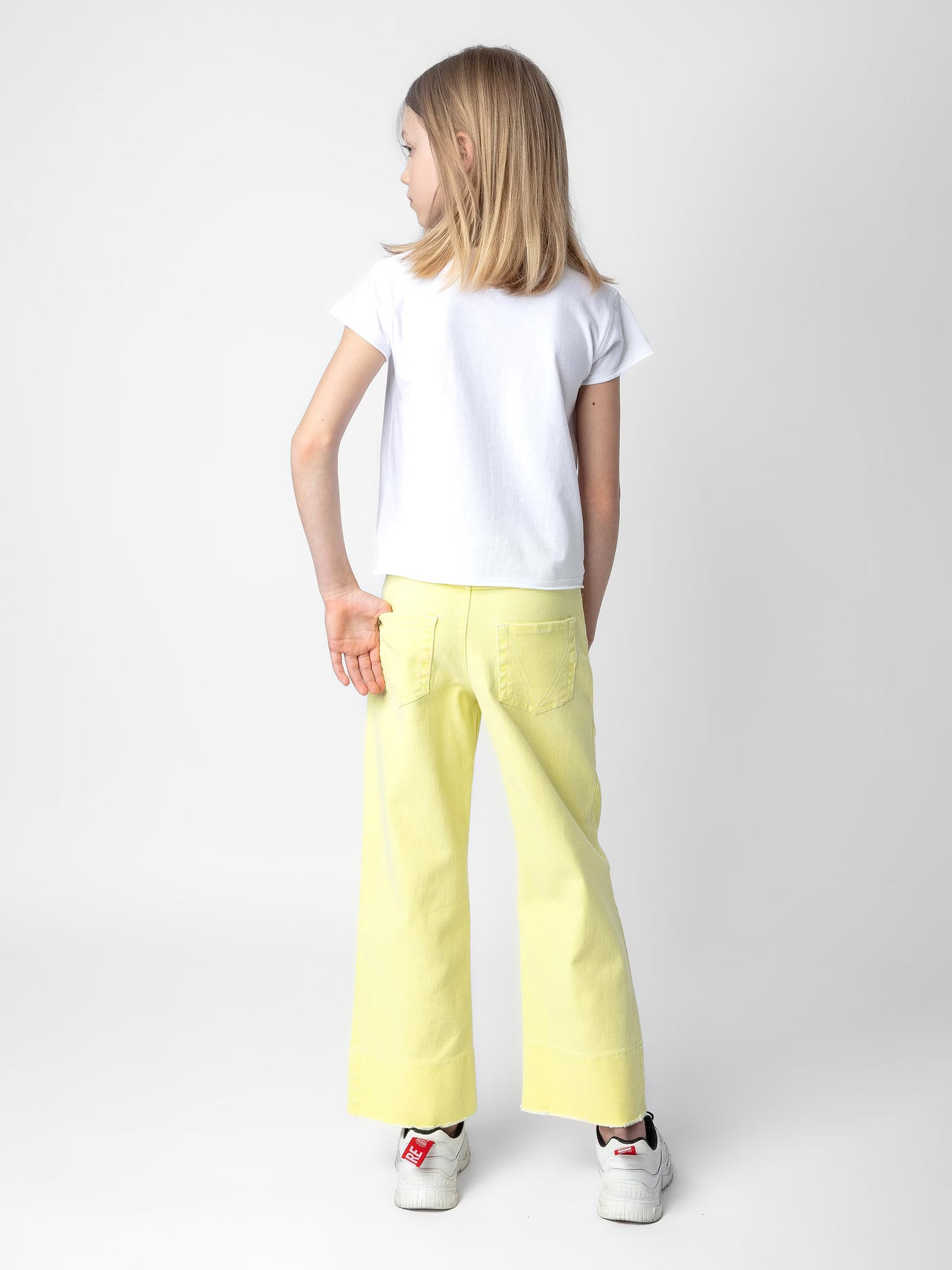 T-shirt Amber Fille t-shirt blanc fille
