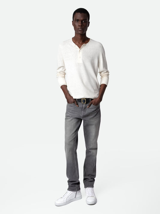 Pull Veiss pull beige homme