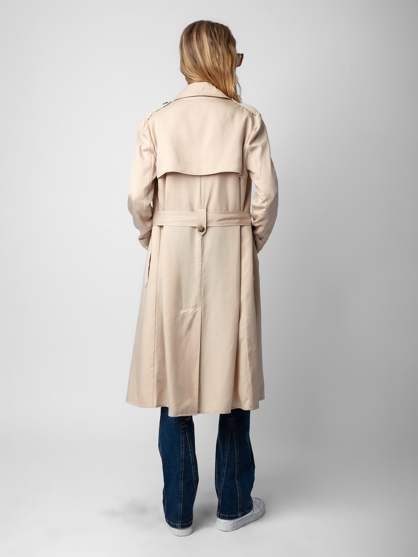 Trench La Parisienne manteau beige femme