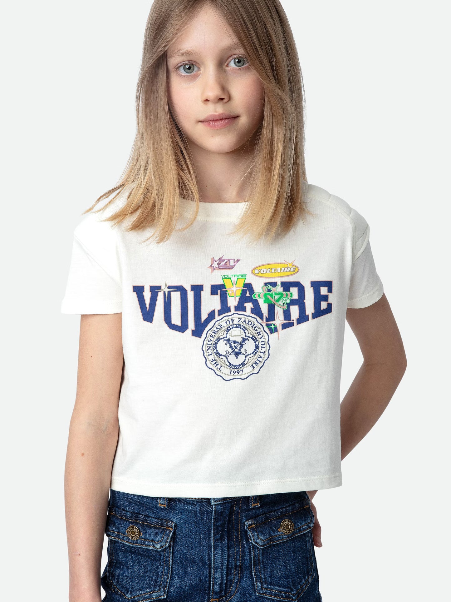 T-shirt Anja Fille t-shirt beige fille