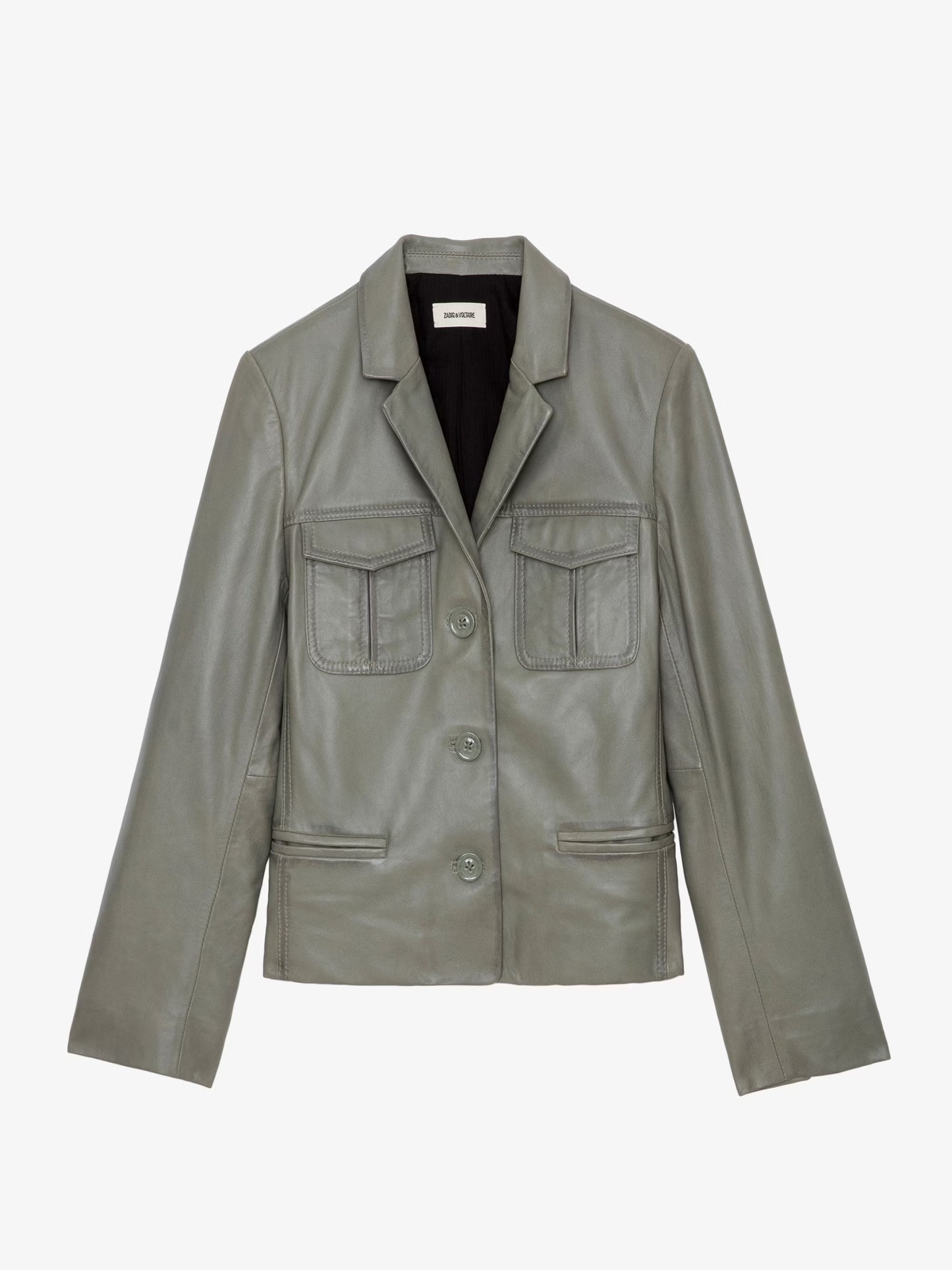 Blouson Liams Cuir blouson gris femme