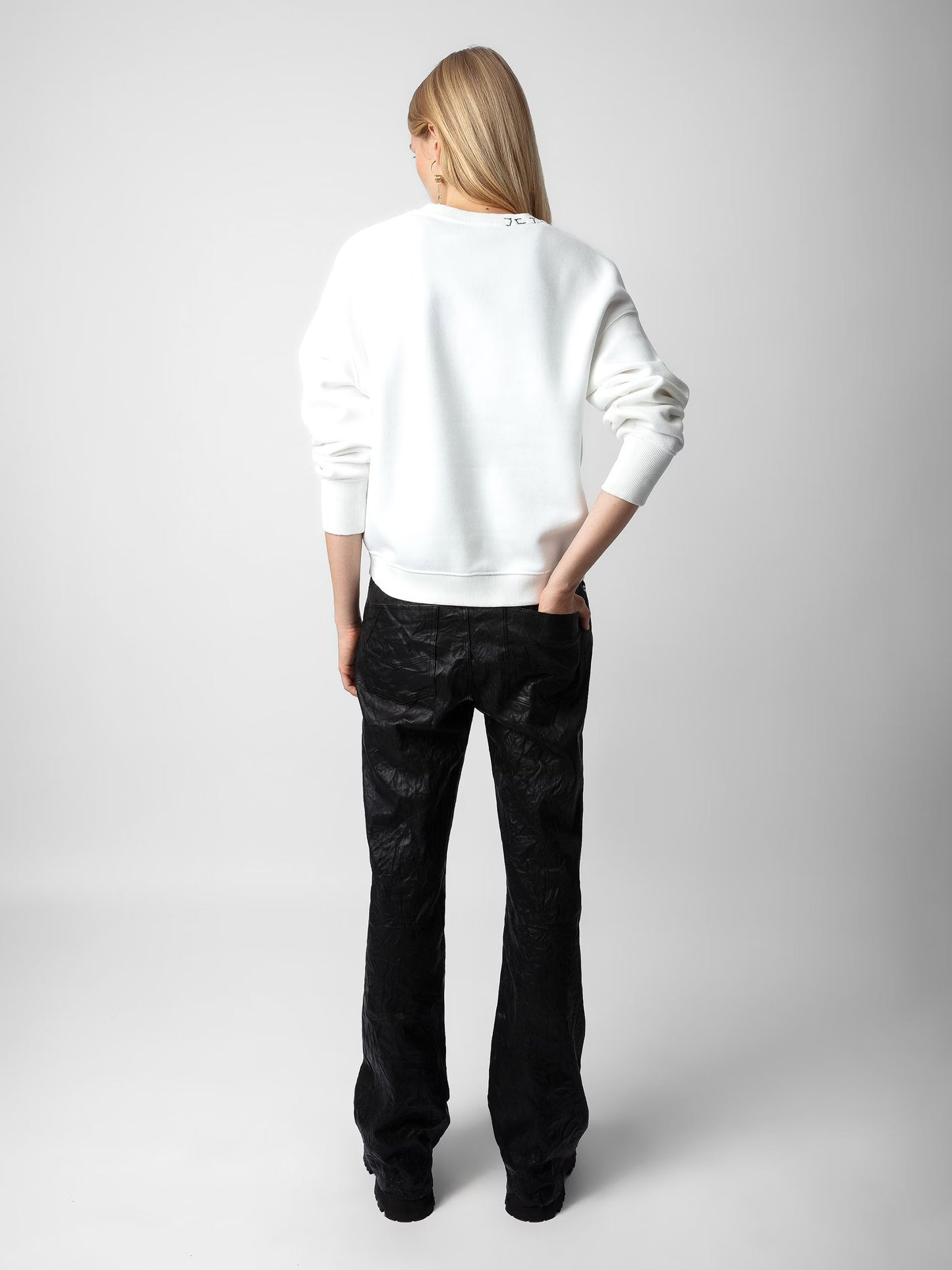 Sweatshirt Oscar Heart sweatshirt blanc femme