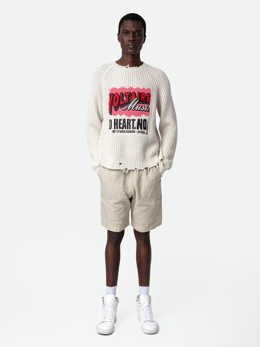 Pull Tim pull marron homme