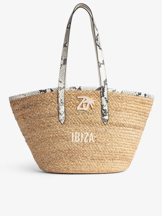 Sac Le Beach Bag cabas blanc femme
