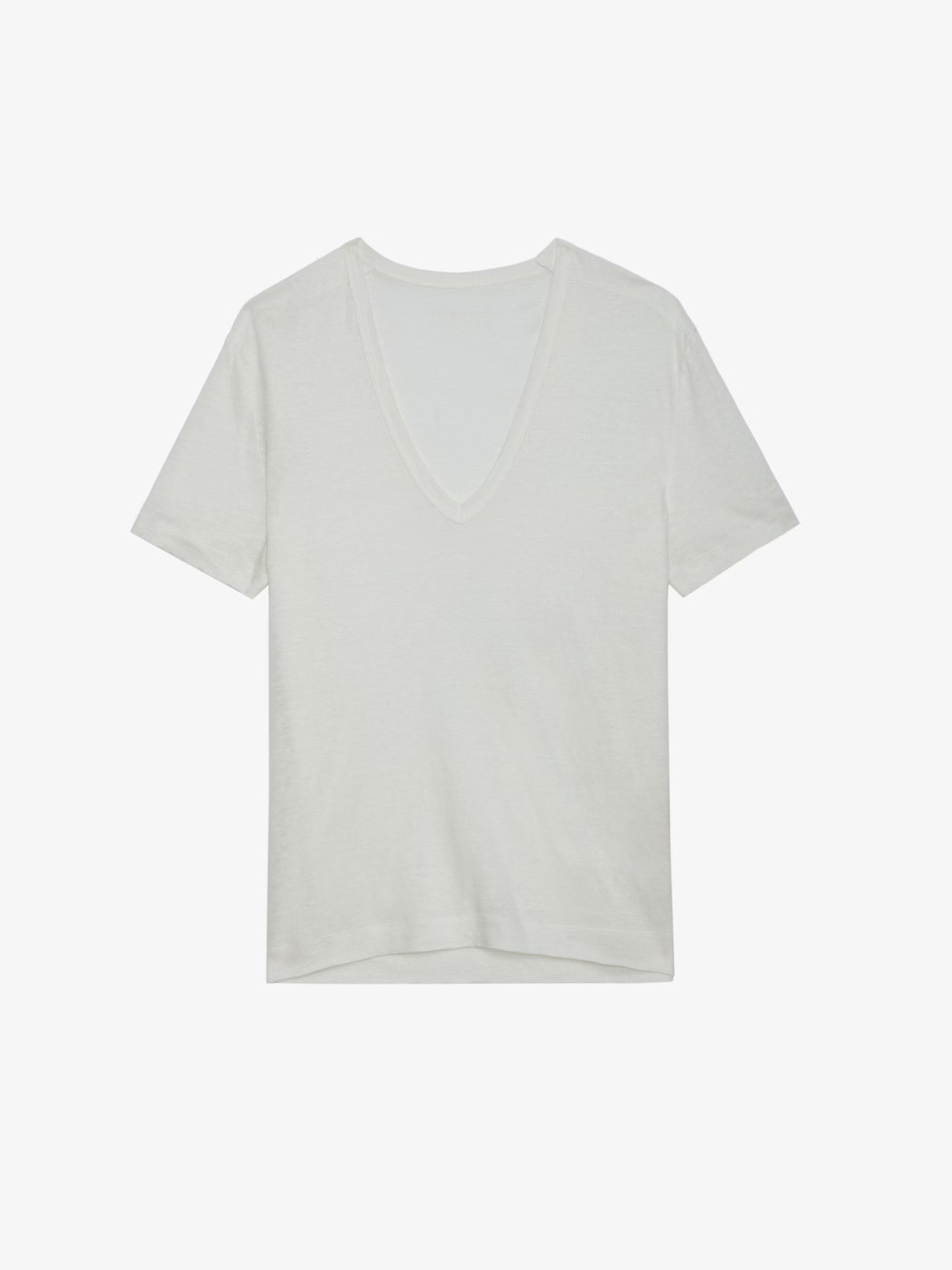 T-shirt Wassa Lin t-shirt blanc femme