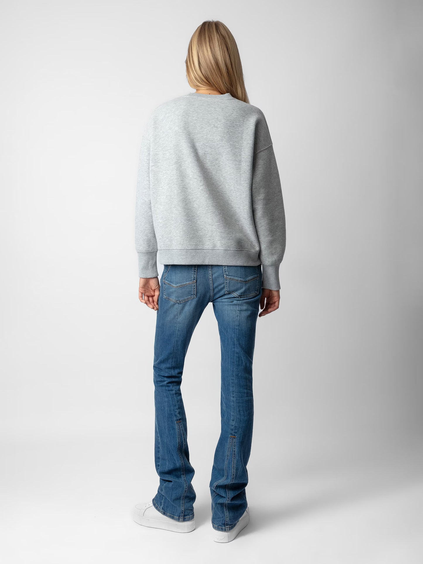 Sweatshirt Oscar Je T'aime sweatshirt gris femme