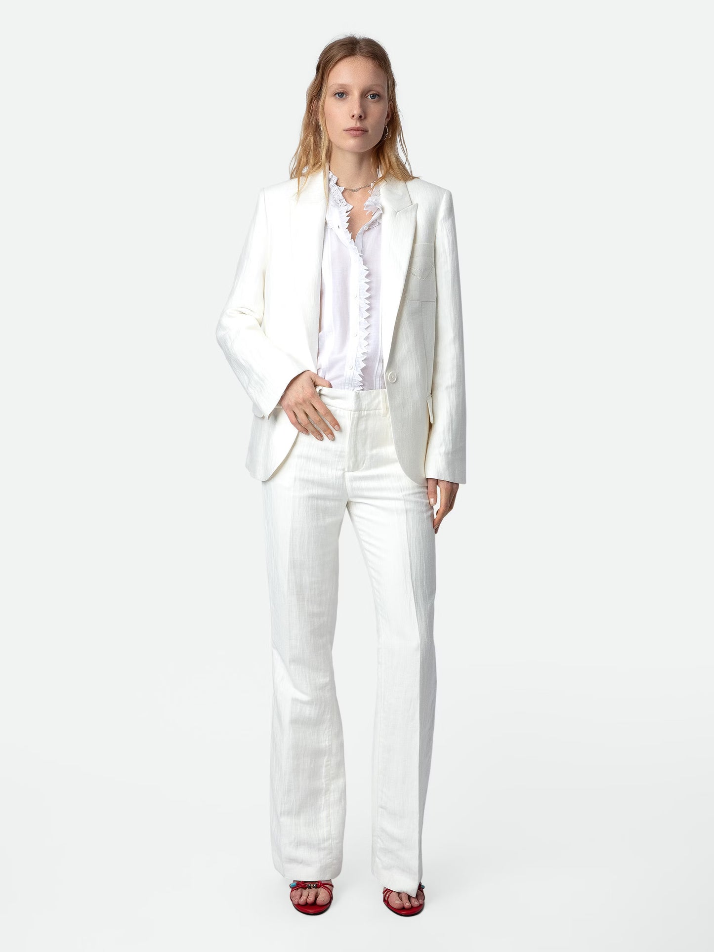 Blazer Vow Lin blazer blanc femme
