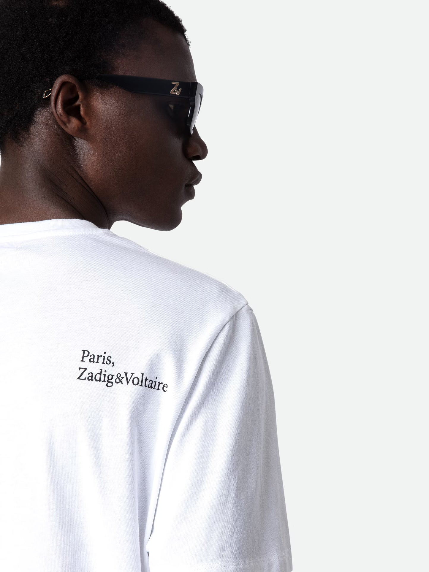 T-shirt Ted Photoprint t-shirt blanc homme